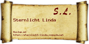 Sternlicht Linda névjegykártya